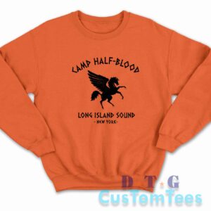 Camp Half Blood Sweatshirt Color Orange