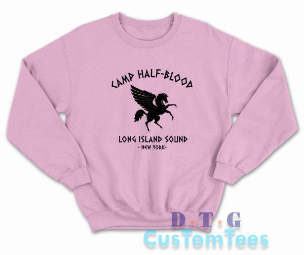 Camp Half Blood Sweatshirt Color Pink