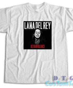 Lana Del Rey Ultraviolence T-Shirt Color White