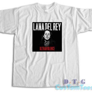 Lana Del Rey Ultraviolence T-Shirt Color White