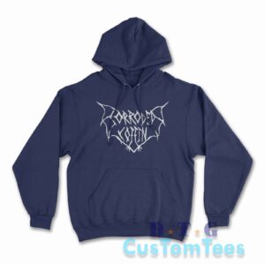 Corroded Coffin Hoodie Color Navy