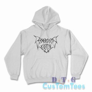 Corroded Coffin Hoodie Color White