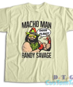 Macho Man Randy Savage T-Shirt Color Cream