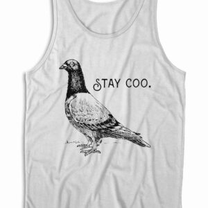 Stay Coo Tank Top Color White