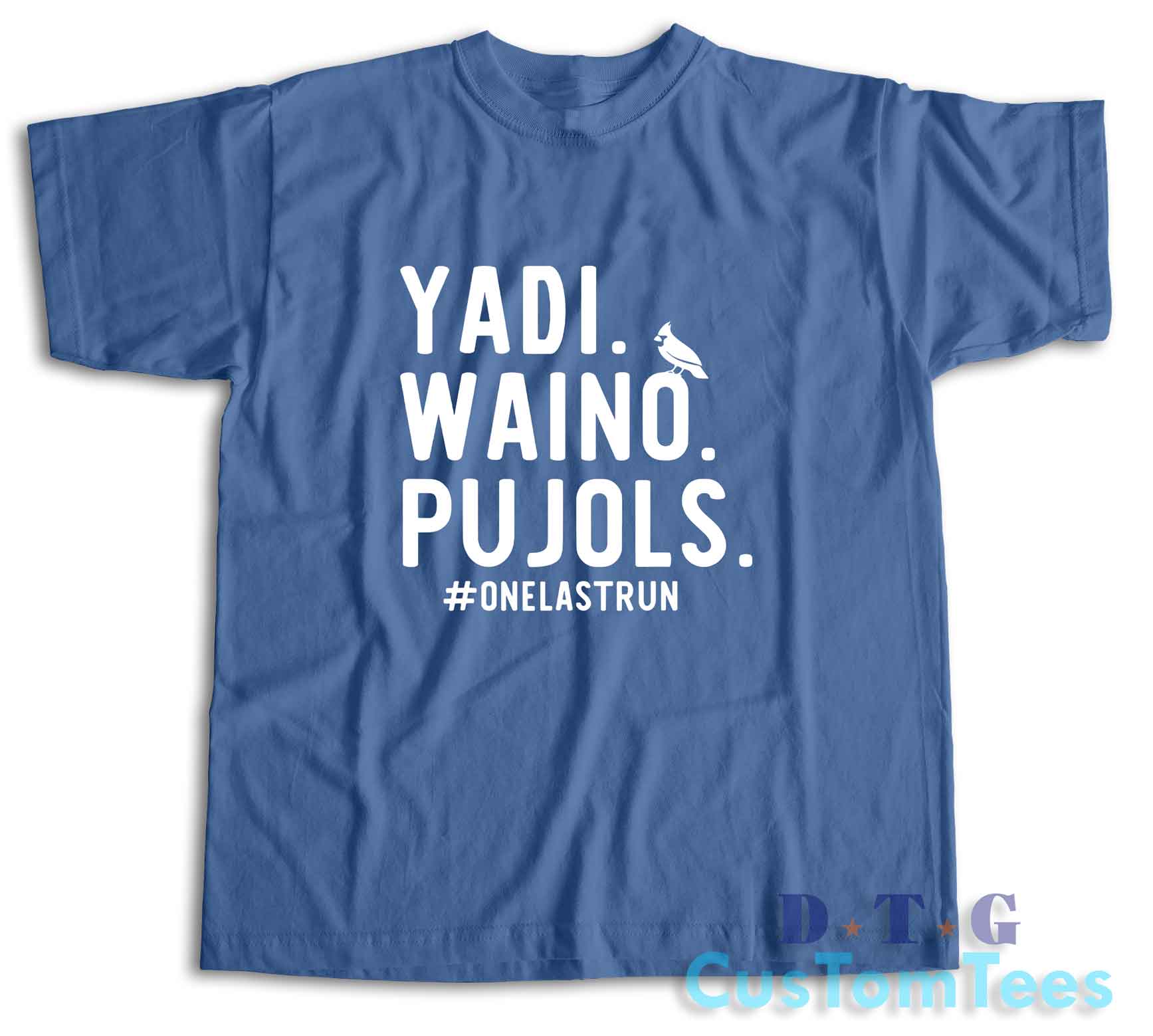 Yadi Waino Pujols T-Shirt Color Blue