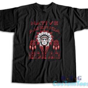 Native American Heritage Month T-Shirt Color Black