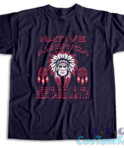 Native American Heritage Month T-Shirt Color Navy