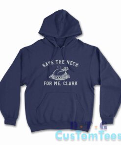 Save The Neck For Me Clark Hoodie Color Navy