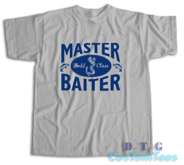 Master Baiter T-Shirt Color Grey