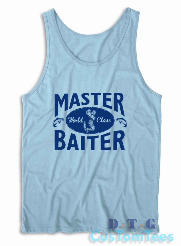 Master Baiter Tank Top Color Light Blue