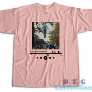 Running Up That Hill Max T-Shirt Color Grey Pink