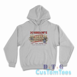 Beer Removal Service Hoodie Color Grey
