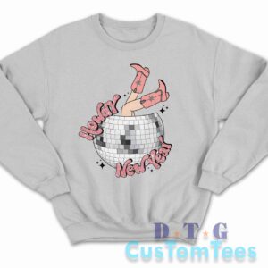Howdy New Year Sweatshirt Color Grey