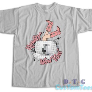 Howdy New Year T-Shirt Color Grey