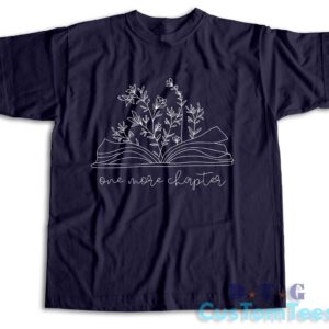 One More Chapter Book T-Shirt Color Navy