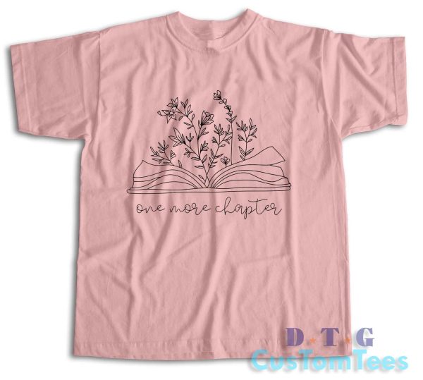One More Chapter Book T-Shirt Color Pink