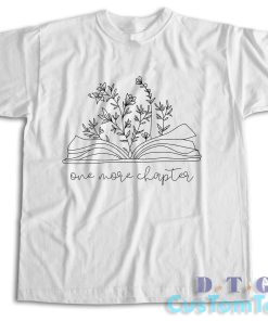 One More Chapter Book T-Shirt Color White