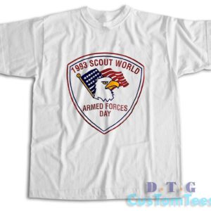 1993 Scout World Armed Forces Day T-Shirt