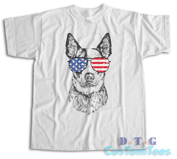 Australian Cattle Dog Fourth of July T-Shirt
