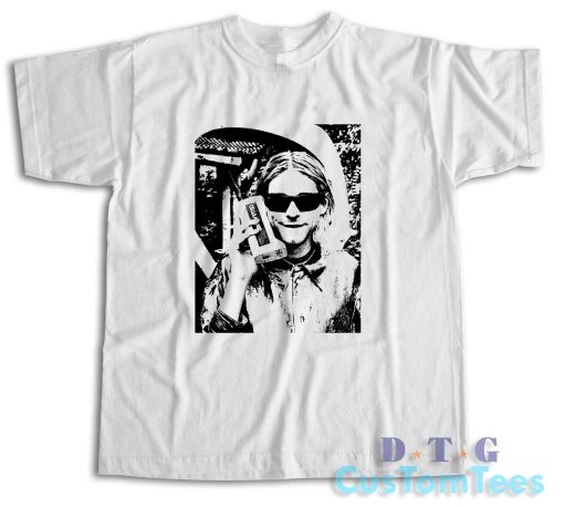 Kurt Cobain Mobile Phone T-Shirt