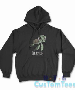 Dude Lil Dude Hoodie Color Black