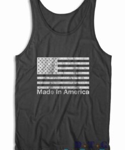 Independence Day Made In America Tank Top Color Black