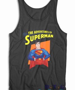 My Adventures With Superman Tank Top Color Black